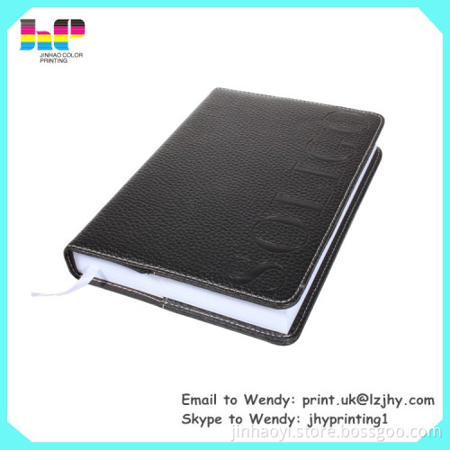 Printing art design recycling custom paper hardcover leather note book